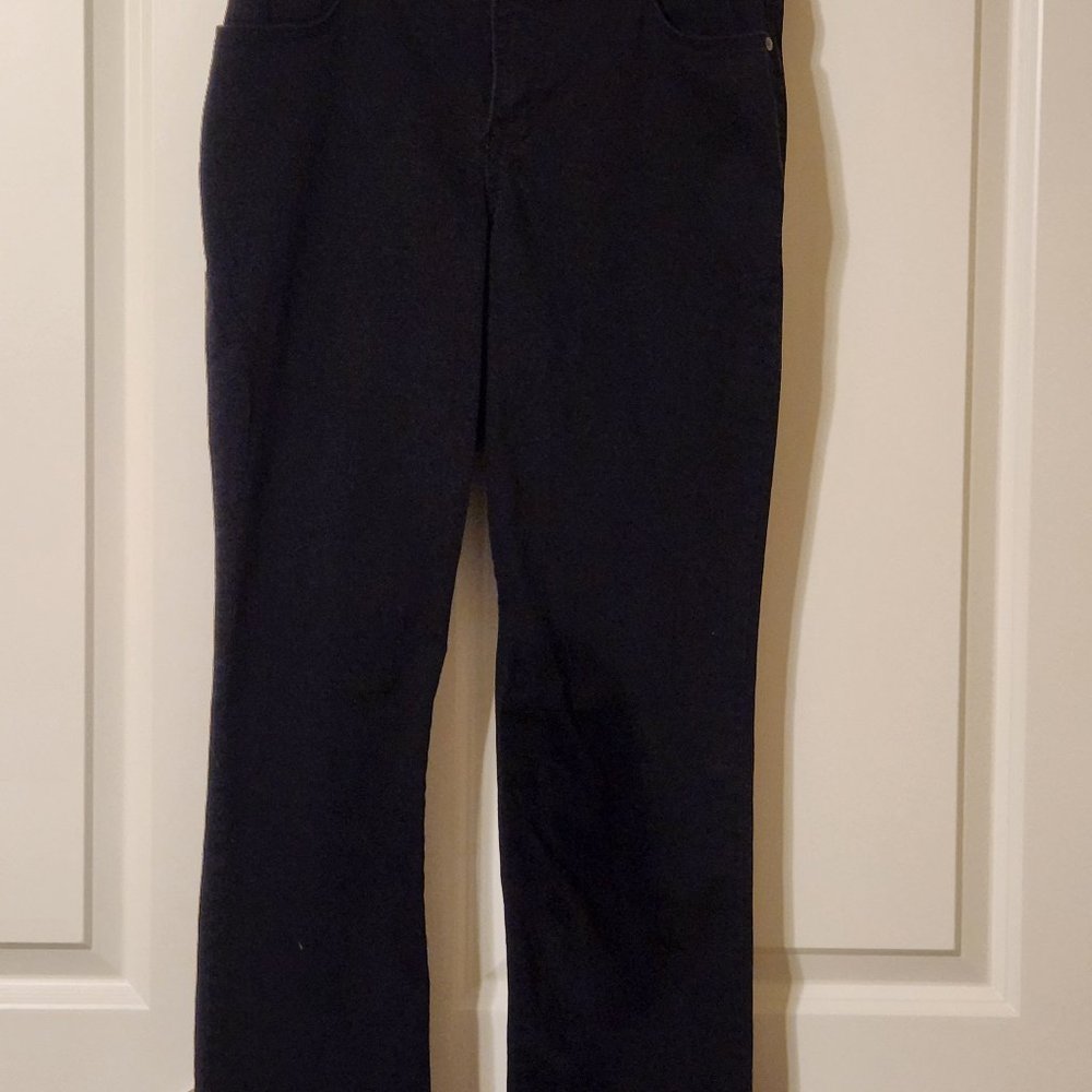 Style & Co. Curvy Capri Jeans,  dark black,  size 4